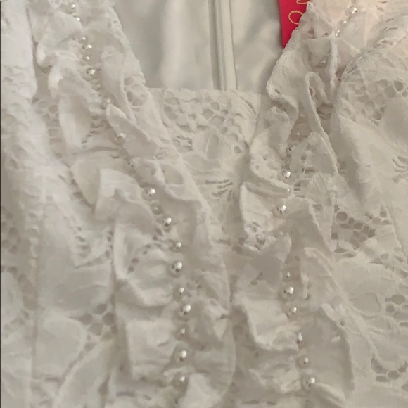 Lilly Pulitzer Kiera shift floral vines lace sz 8 - Picture 3 of 6